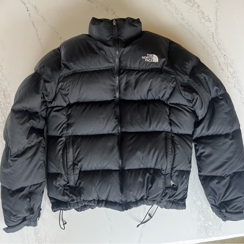 North Face Nupse black Puffer size large